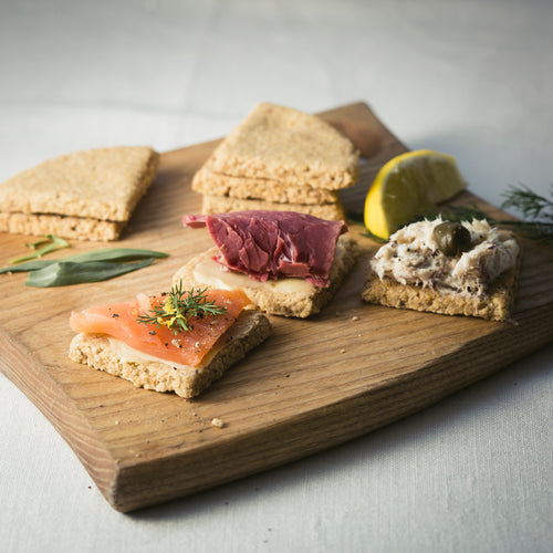Cocktail-size Oceanic Oatcakes – Grainy (4 tubs)