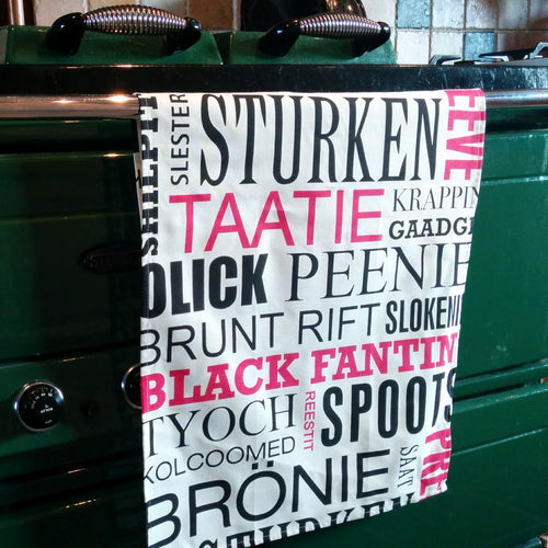 Food Wirds Tea Towel